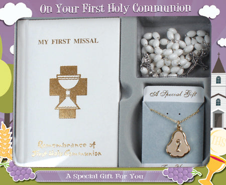 Communion Gift Set/White Symbolic (C5207) Product Number: