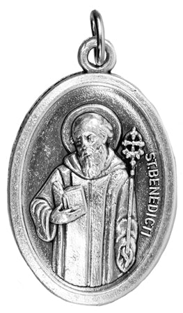 Silver st benedict on sale medal