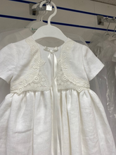 Load image into Gallery viewer, Christening Robe By Laura D Design   Style 26 Linen Style

